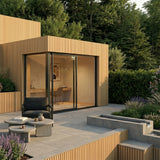 2.5m Slatted Composite Cladding - Pine