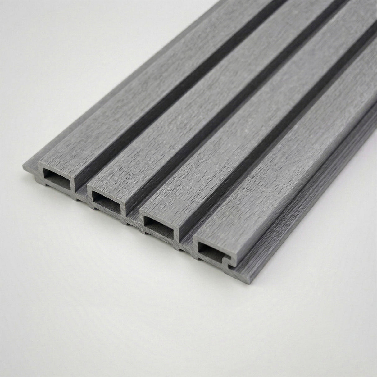 2.5m Slatted Composite Cladding - Ash