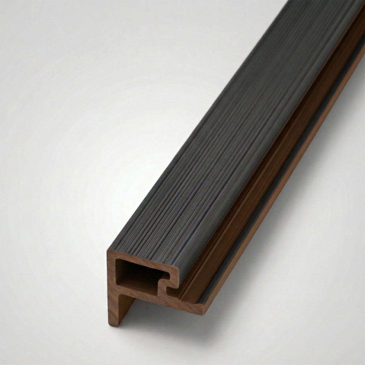 2.5m Slatted Cladding End Trim