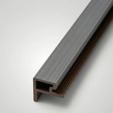 2.5m Slatted Cladding End Trim
