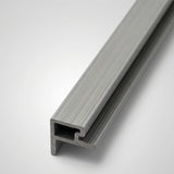 2.5m Slatted Cladding End Trim