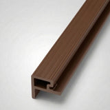 2.5m Slatted Cladding End Trim