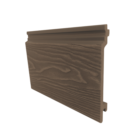 Enhanced Woodgrain Composite Cladding - Brown