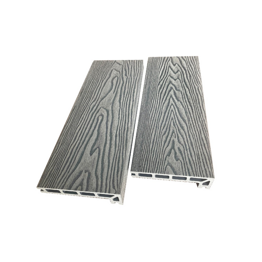 Enhanced Woodgrain Step Board - Silver