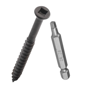 Premium Decking Square-Headed Screws + Bit