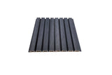 Slated Composite Woodgrain Cladding - Anthracite