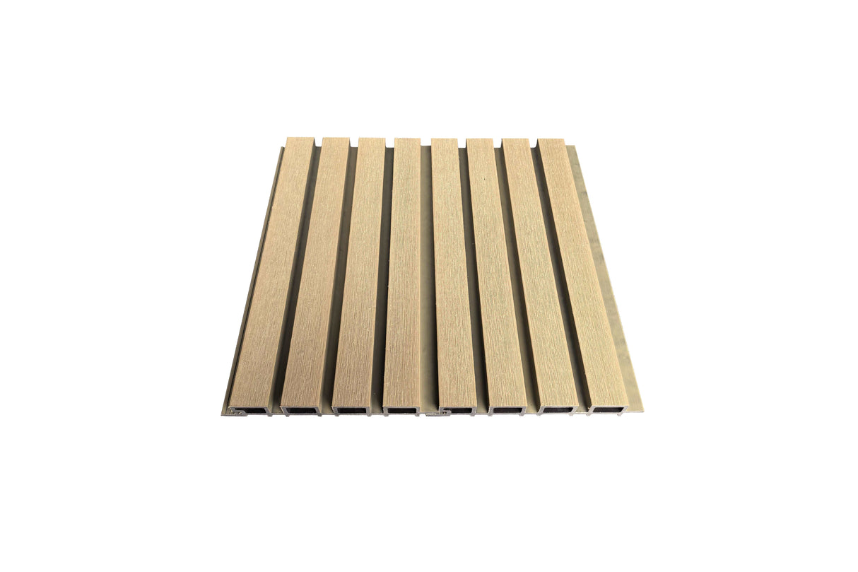 Slated Composite Woodgrain Cladding - Pine