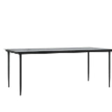 Outdoor Tables Black Metal Large Sturdy Outdoor Table