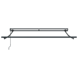 Retractable Awning Manual Grey and anthracite 350 x 250 cm