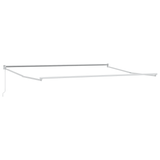 Retractable Awning Yellow and orange 400 x 350 cm Polyester