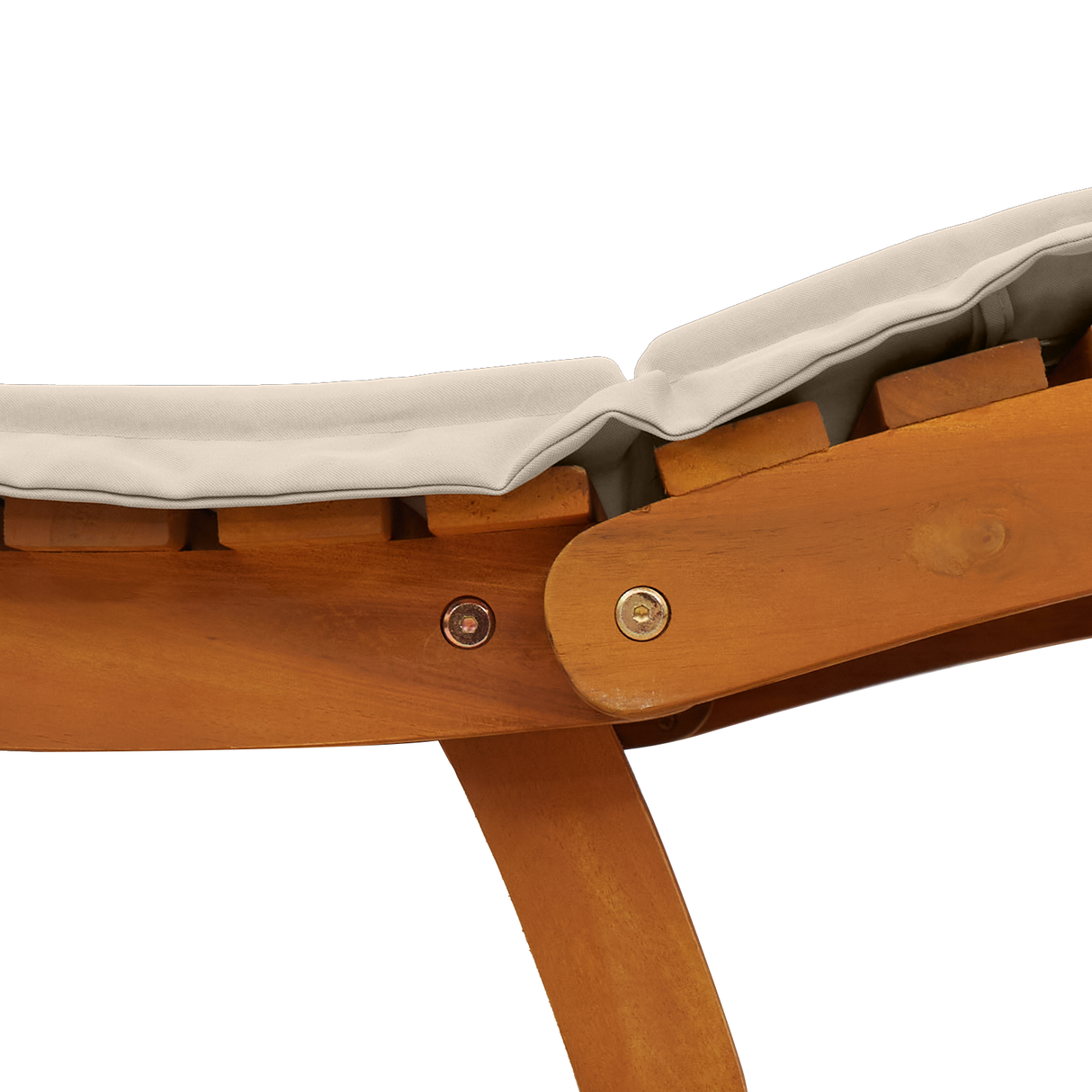 Sun lounger 2 pcs White 184 x 55 x 64cm Solid Acacia wood