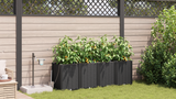 Garden Black 160 x 40 x 52 cm Steel