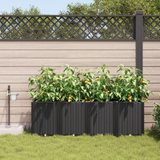 Garden Black 160 x 40 x 52 cm Steel