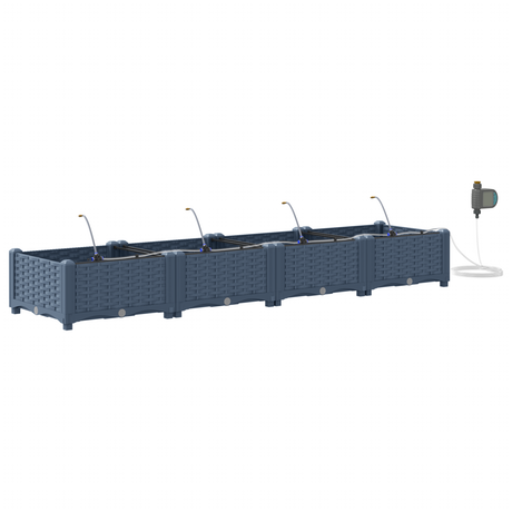 Garden Grey 160 x 40 x 22 cm Steel