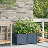 Garden Grey 80 x 40 x 37.5 cm Steel