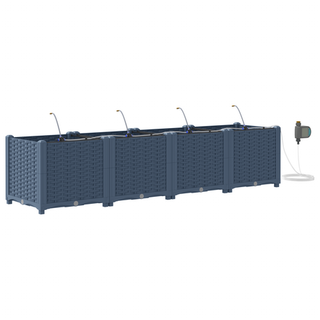 Garden Grey 160 x 40 x 37.5 cm Steel