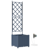 Garden Grey 40 x 40 x 142 cm Steel