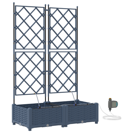 Garden Grey 80 x 40 x 126 cm Steel