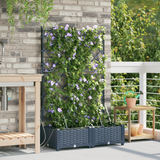Garden Grey 80 x 40 x 126 cm Steel