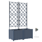 Garden Grey 80 x 40 x 142 cm Steel