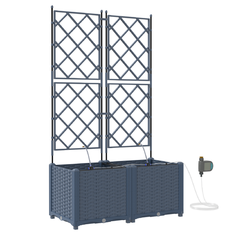 Garden Grey 80 x 40 x 142 cm Steel