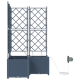 Garden Grey 80 x 80 x 142 cm Steel