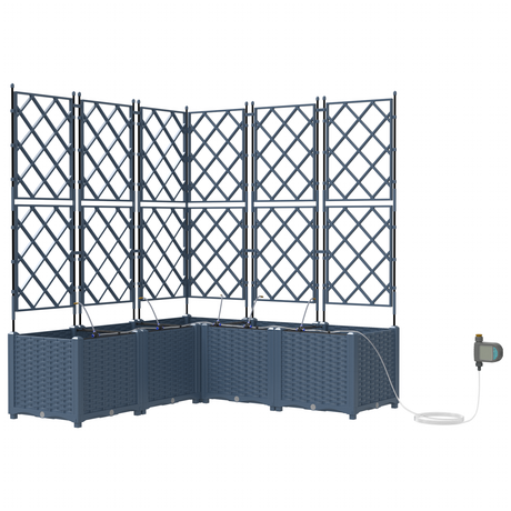 Garden Grey 120 x 120 x 142 cm Steel
