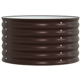 Garden Raised Bed Brown 80 x 80 x 44 cm Steel