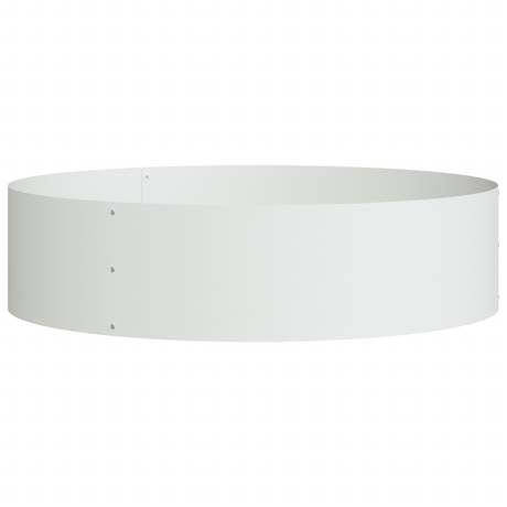 White Metal Pot White Metal Medium Durable White Plant Pot