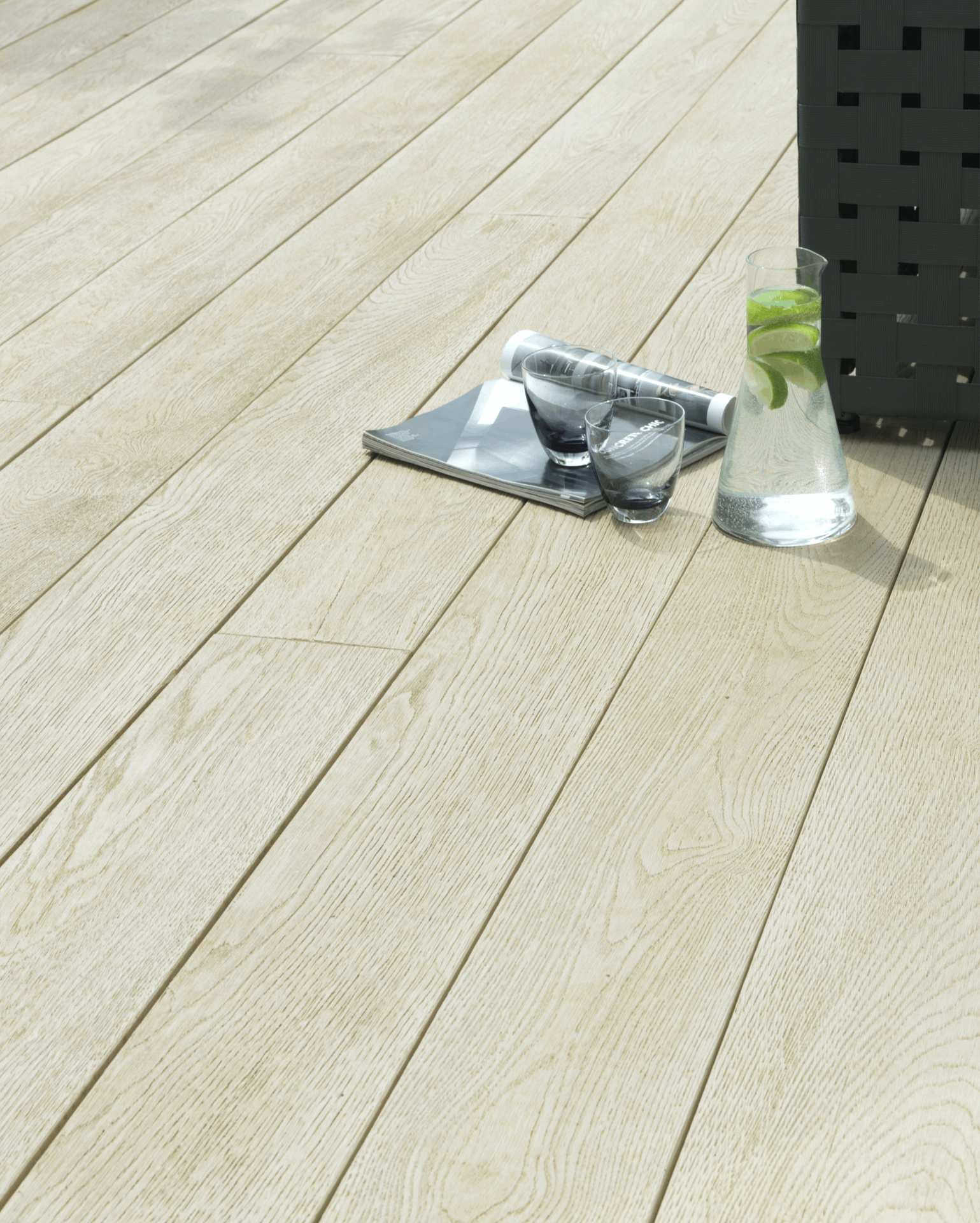 Millboard Enhanced Grain Decking 3.6m - Limed Oak