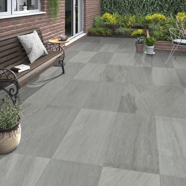 Porcelain Paving Slab Pallet - Graphite Modern